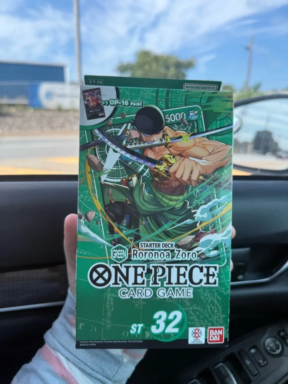 Starter Deck GREEN Roronoa Zoro One Piece Card Game ST 32